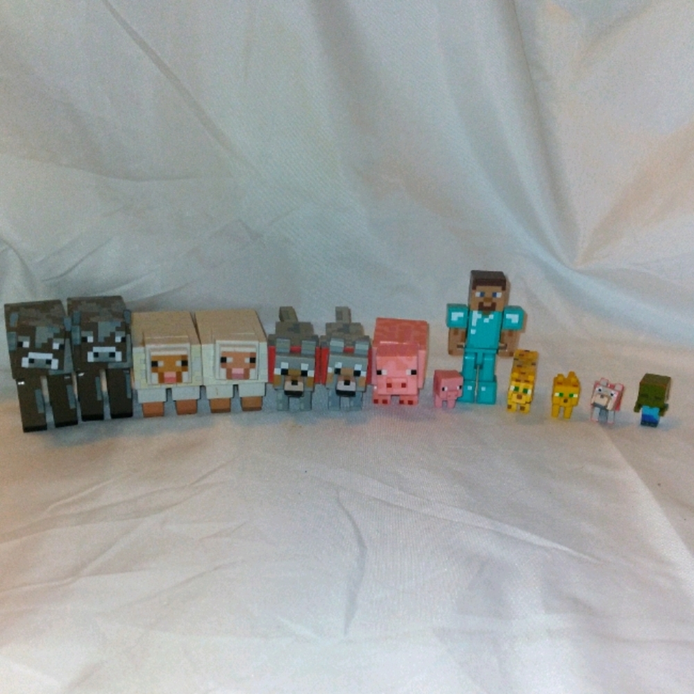Bundle of Minecraft toys